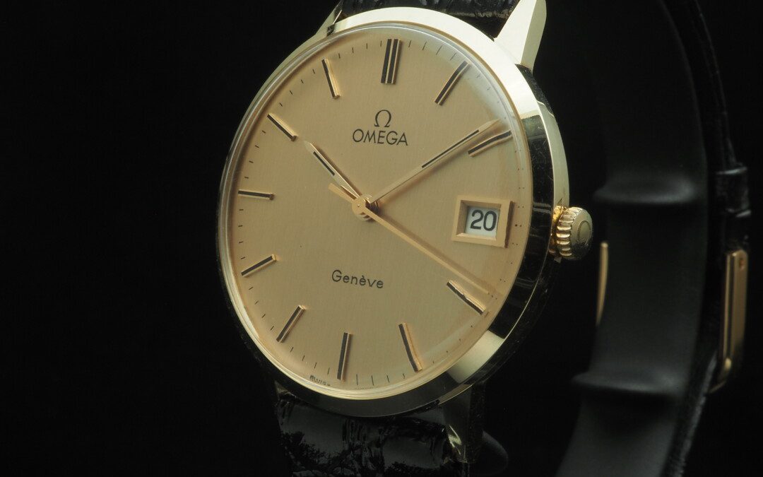 Omega-838 Geneve kultakello vuodelta 1975