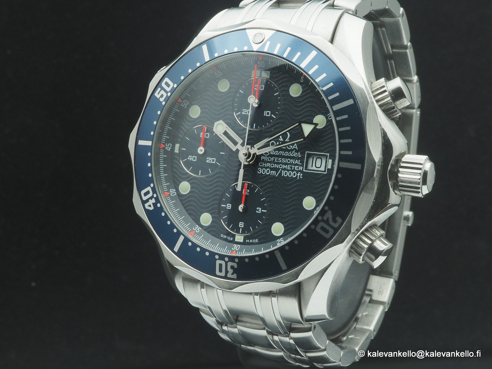 Omega-974 Seamaster Diver 300 M Professional Chronometer Chronograph vuodelta 2006