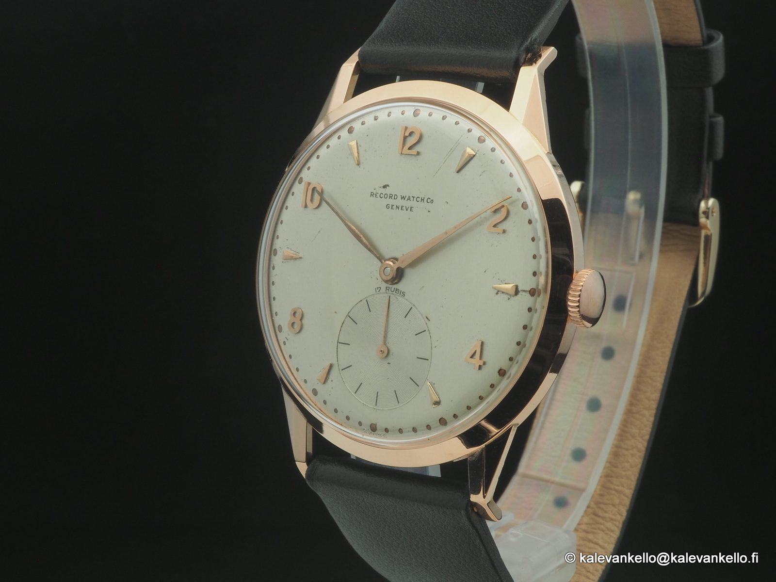 Record Watch-004 Geneve kultakello 18 K